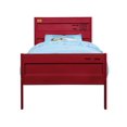 thumbnail image 2 of ACME Cargo Twin Bed in Red, 2 of 4