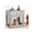 Gray Large, variant on ChaoLink Kennel Spacious With Cushions And Two Drawers Designed For To size) Wooden Gray(Medium For Dog Medium Large Dogs