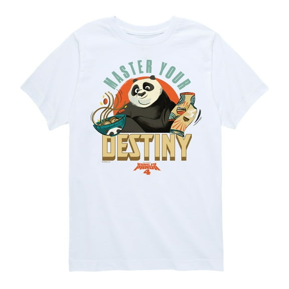 Kung Fu Panda 4 - Master Your Destiny - Toddler And Youth Short Sleeve Graphic T-Shirt