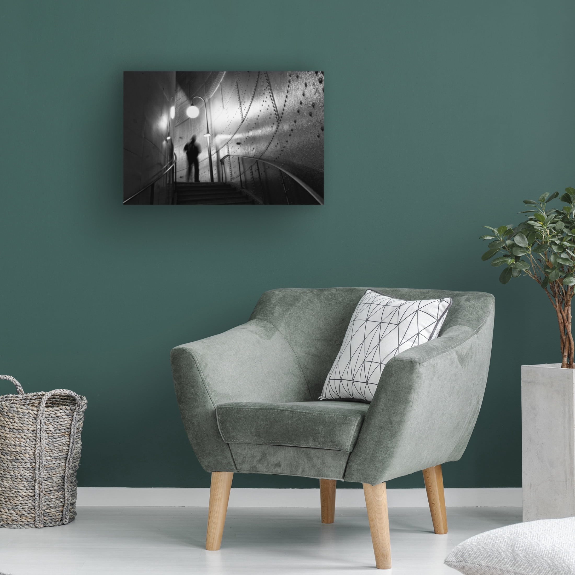 Canvas Wall Art - Art Lionse 'Ghost' Wall Art for Living Room, Bedroom, or Office Décor by Trademark Fine Art - 47 x 30 Inches