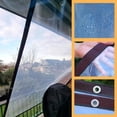 thumbnail image 3 of 1 Pce Bâches Transparentes Imperméables avec Œillets Bâches de Patio pour Couvrir Serre, 3 of 8