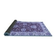 thumbnail image 2 of Ahgly Company Indoor Square Oriental Blue Traditional Area Rugs, 7' Square, 2 of 4