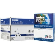 BOISE POLARIS Premium Multipurpose Copy Paper, 8.5" x 11" Letter, 97 Bright White, 24 lb., 10 Ream Carton (5,000 Sheets)