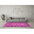 thumbnail image 3 of Ahgly Company Indoor Square Abstract Purple Modern Area Rugs, 5' Square, 3 of 4