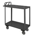 thumbnail image 5 of Durham RSCE-1836-2-TLD-95 36 x 18 x 43.75 in. 2 Shelf Rolling Stock Cart with Ergonomic Handle & Top Lip Down, Gray, 5 of 5