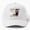 White, variant on Thomas Sankara Baseball Cap, Historical Figure Inspired Graphic, Classic Hat Style