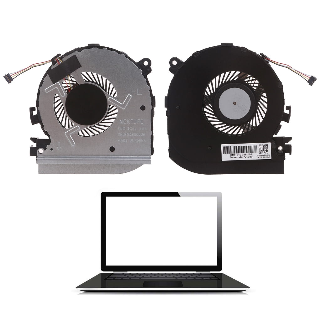WINDLAND Laptop CPU CPU Cooling Fan for Spectre 360 15-BL Notebook Cooler Fans Radiators Brushless Motor Cooler FansTPN-Q179