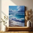 thumbnail image 6 of UXIEQU Ocean Wave Canvas Wall Art Print 15.75x11.81 Inches, 6 of 8