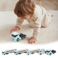 thumbnail image 7 of A Diecast 1-64 Container Truck Toy Pull Back Small Trailer Car Model Alloy Ornament For Kids Collection, 7 of 7