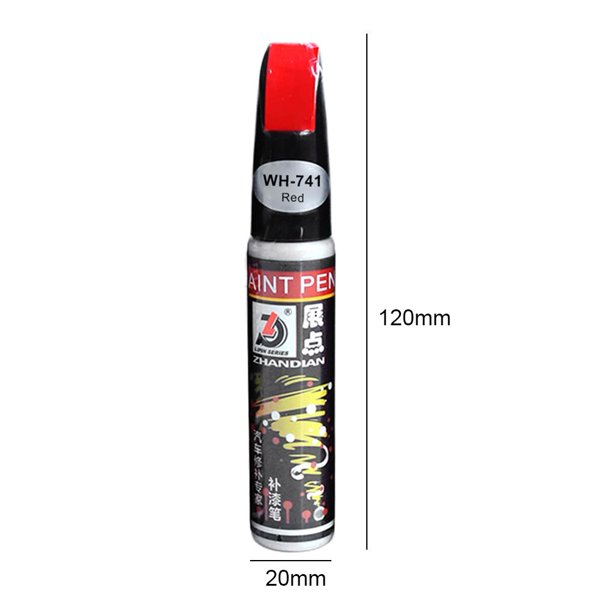 Removedor de arañazos de coche 13ML Borrar arañazos Pluma Herramientas de reparación de vehículos (Rojo) Ndcxsfigh Accesorios para autos y motos