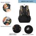 thumbnail image 4 of FORMRS School Backpack 17" Student Travel Bag with Laptop Compartment, Orange Mushroom, 4 of 7