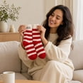 thumbnail image 5 of Busydd 6‑Pack Christmas Socks for Women Winter Fashion Thermal Warm Socks Comfortable Casual Holiday Fuzzy Cotton Socks, 5 of 5