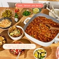thumbnail image 3 of Beautiful 5-in-1, 12" x 12" Detachable Electric Skillet with EverGood™ Ceramic Nonstick Coating, White Icing by Drew Barrymore, 3 of 14