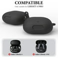 thumbnail image 4 of Geekria Silicone Case Cover Compatible with Soundcore by Anker Liberty 4 Pro True Wireless Earbuds, Protective Earphones Skin Cover with Keychain Hook, Charging Port Accessible (Black), 4 of 6