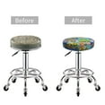 thumbnail image 5 of Rateoe Construction Machinery Pattern Round Bar Stool Seat Covers,Washable Stool Cushion Slipcover Elastic Bar Chair Covers for 12-14 Inch Chair -14 inch, 5 of 7