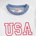 thumbnail image 5 of peqiut 4th of July Baby Boy Outfit Short Sleeve Independence Day Letter USA Flag Embroidery T Shirt Top And Shorts Set 2PCS July Fourth Clothes Set, 5 of 6