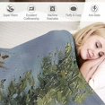 thumbnail image 3 of BCIIG Trees Sky Painting Warm Lightweight Blanket Soft Fleece Blankets Throw Blanket Living Rooms Sofa Decor Cow Gifts Blanket All Seasons Exquisite Gifts for All Seasons 60x80in, 3 of 6