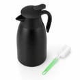thumbnail image 7 of Stcellnmex 1 Pc Silver 68oz Insulated Stainless Steel Thermal Coffee Carafe Double Wall Vacuum Flask with Cleaning Brushes for 12 Hours Coffee Tea Heat Retention, 7 of 7
