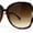 Tortoise / Brown, variant on Mod Womens Exposed Lens Thick Chain Arm Butterfly Sunglasses Tortoise Brown