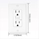 thumbnail image 3 of GFCI Outlet 15 Amp, Self-Test GFI Electrical Outlet, Black, 3 of 5