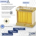 thumbnail image 2 of Zion Judaica Chanukkah Celebration 4" Beeswax Candles, Yellow, 45 Count, 2 of 3