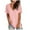 Pink, variant on yillto Womens Oversized Shirts V Neck Short Sleeve Loose Basic Solid Color Causal Tee Summer Lightweight Top