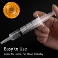 thumbnail image 4 of GHSDFBB 10 Pack 20ml Plastic Syringe Without Needle, Individual Package Disposable Syringes with Cap for Measuring, Watering, Refilling, Lip Gloss, Scientific, DIY Crafts, Feeding Pet, Dispensin, 4 of 6