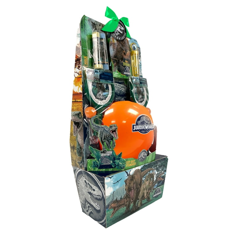 Jurassic World Deluxe Easter Basket with Candy Gift Set 