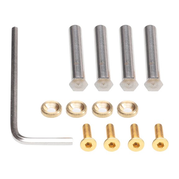 Pitycbo 12 Pieces Computer PC Case Cooling Fan Mount Screws Nuts, Strong Cooler Radiator