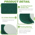 thumbnail image 3 of Almohadillas de fregado Uxcell - Discos de fregado - Adecuados para la limpieza de cocina en casa, accesorio de taladro de fregado, reemplazo verde de 5 pulgadas, 180 grano, 3 of 7