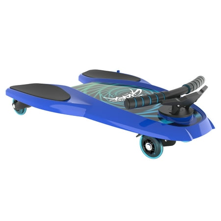 GOMO Blue Spinner Shark Kneeboard Toy for Kids 6 Years and up, 74 mm wheels