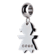 thumbnail image 1 of Charm para Pulsera LuckyLy, Dije de Niña, Acero Inoxidable y Zirconia Cúbica, Modelo Abby plateado UNITALLA, 1 of 8
