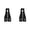 Black, variant on Gytml No Drill Leather Car Seat Back Hooks, 6.5In Dual Metal Hook Headrest Bag Hangers, Universal Auto Backseat Storage Holders For Purse Grocery Bags Travel Luggage Vehicle(Beige-2Pcs)