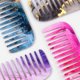 thumbnail image 4 of Detangler Hair Comb Wide Tooth Combs Curly Hair Comb Shower Comb Hairdressing Comb Hair Brush Comb for Home and Dorm Purple, 4 of 4