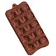 thumbnail image 2 of Moldes para chocolate desmontables, juego de 5 paquetes de moldes para barras energéticas y proteínas de silicona antiadherentes de calidad alimentaria, cinco patrones de flores, 2 of 5