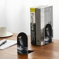 thumbnail image 5 of Naloa Black Cobra Snake Wood Non-Skid Bookend for Shelves,Book Ends for Heavy Books, Book Stand for CDs,1 Pair, 5 of 7