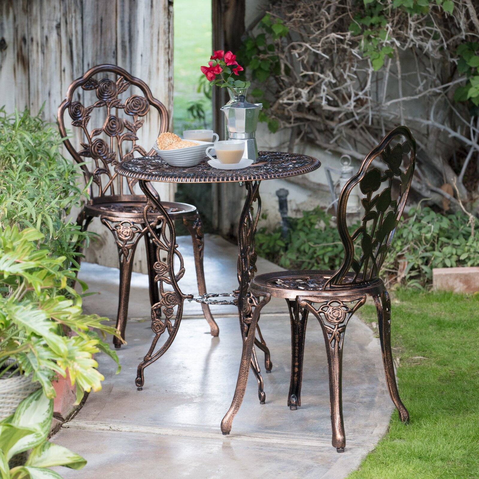 Best Cast Aluminum Outdoor Patio Bistro Sets