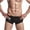 Black, variant on QunButy Men's Swim Trunks Boxer Briefs Swim Shorts Quick Dry Board Shorts Swimsuit Swimwear with Drawstring