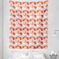 thumbnail image 1 of Lotus Flower Tapestry, Abstract Lily Blossoms in Warm Colors Garden Feng Shui, Fabric Wall Hanging Decor for Bedroom Living Room Dorm, 5 Sizes, Pale Orange Vermilion, by Ambesonne, 1 of 1