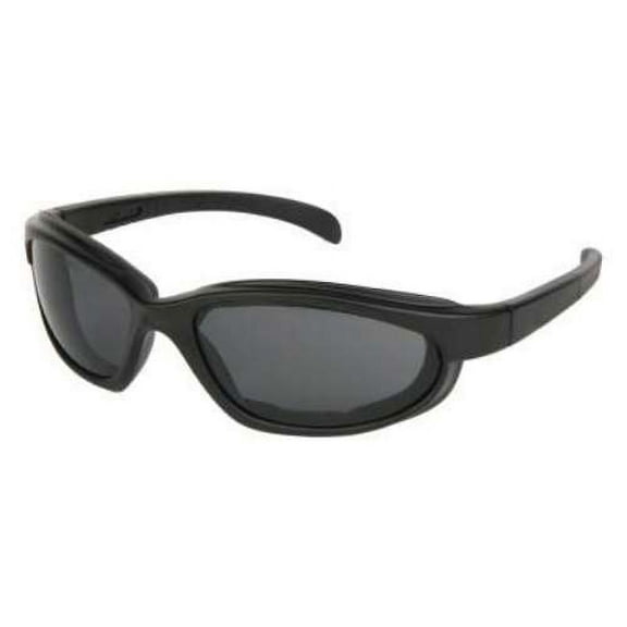 PN1, Safety Glasses, Anti-Fog & Anti-Scratch, Gray Lens, Black Frame, Full-Frame