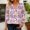 Purple, variant on Women's 2025 Fashion Tops 3/4 Length Sleeve Business Casual Blouses Summer Tees Shirts School Outfits for Teachers