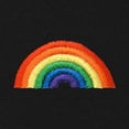 thumbnail image 2 of Dalix Rainbow Embroidered Fleece Zip Hoodie Cold Fall Winter Mens in Black 2XL XX-Large, 2 of 5