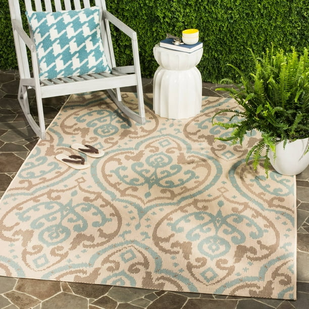 Safavieh Martha Stewart Mervyn Damask Indoor/Outdoor Area Rug Walmart