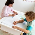 thumbnail image 7 of Wildkin Arts and Crafts Table and Stool Set - Espresso/White, 7 of 7