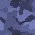 thumbnail image 1 of Ahgly Company Tapis d'Intérieur Lavable en Machine Carré Bleu Transitionnel, 7 Pieds Carré, 1 of 7