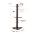 thumbnail image 3 of Tripar Tabletop 4 Sided Metal Display Stand with Adjustable Arms, 3 of 4