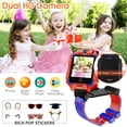 thumbnail image 3 of SHANNA 4G Kids Watch Phone with Dual ​Camera, Kids Smart Watch for Girls Boys, IP67 Waterproof, 2-Way Calls, GPS SOS Video &Voice Chat, Wrist Watch for Kids Aged 3-14 Birthday Gifts (Red), 3 of 10