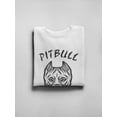 thumbnail image 3 of Pitbull Quote Design Sweatshirt Men -Image by Shutterstock, Male 4X-Large, 3 of 4