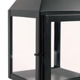 thumbnail image 3 of Farol para velas Koehler 15219 Revere, 28,5 cm, cristal y hierro, color negro, 3 of 9