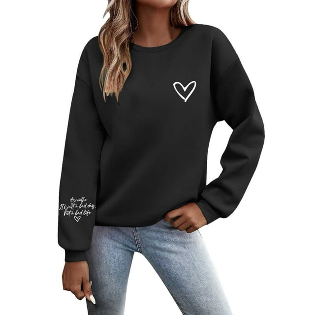 Chandail à Capuche Imprimé à Col Rond pour Femmes, Chandail Décontracté, Veste Athlétique à Fermeture Éclair Frontale, Chandails en Molleton Confortables, Veste à Capuche Fine pour Femmes, Haut d'Automne Lourd